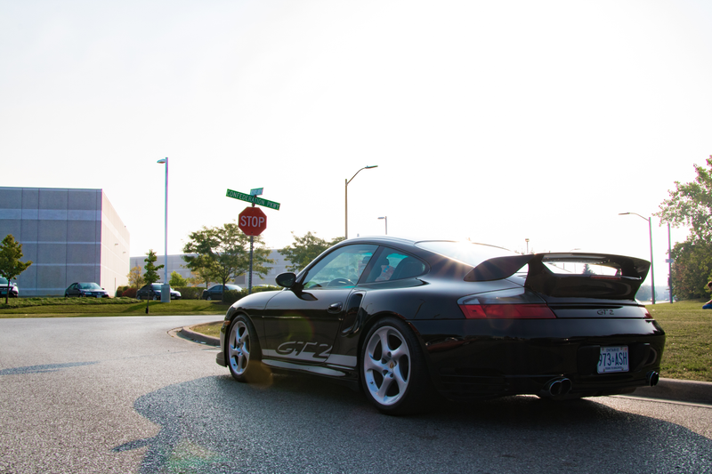 The position of the sun provided for some nice angles... And I like this 996 GT2...
